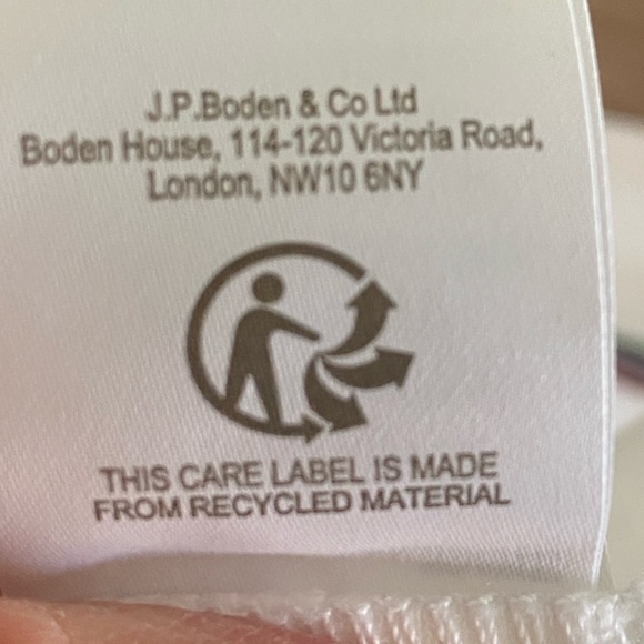 Boden White Capris with Button Detail - Picture 12 of 12